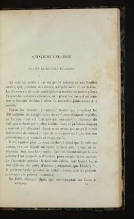 Quinzième causerie [...]