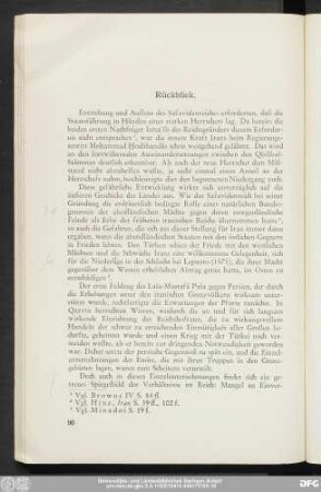 Rückblick.