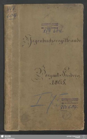 Gegenbuchsregistrande - XVII 604 2.