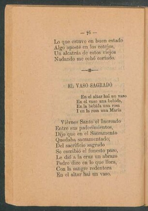 El vaso sagrado