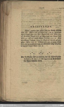 Observanda