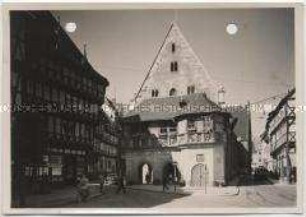 Halberstadt, Fischmarkt und Rathaus