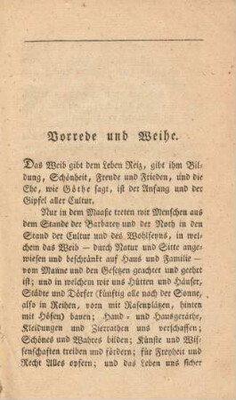 Vorrede und Weihe