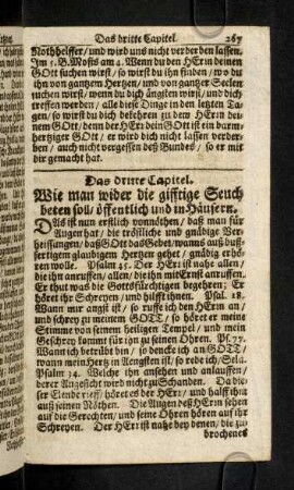 267-274, Das dritte Capitel