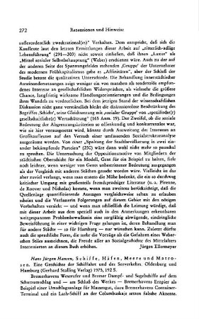 Hansen, Hans Jürgen :: Schiffe, Häfen, Meere und Matrosen, eine Geschichte der Schiffahrt und des Seeverkehrs : Oldenburg u.a., Stalling, 1975