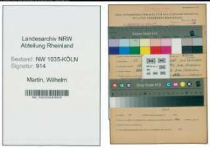 Entnazifizierung Wilhelm Martin , geb. 29.10.1904 (Schichtmeister)