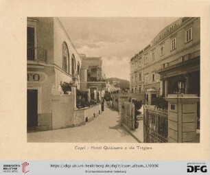 Capri - Hotel Quisisana e via Tragara