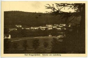 Bad Gottleuba-Berggießhübel. Kolonie am Ladenberg : Bad Gottleuba-Berggießhübel. Kolonie am Ladenberg