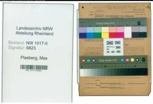 Entnazifizierung Max Plasberg , geb. 21.05.1898 (Frisoer)