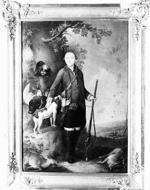 [Männerportrait], in Jagdkleidung