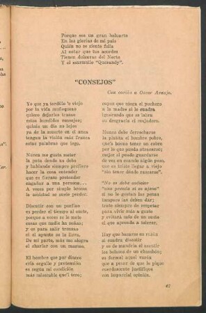 "Consejos"