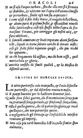 Oracoli Di Hercole Salice.