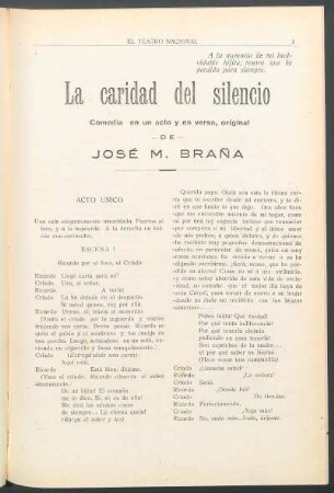 La caridad del silencio