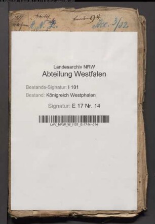 Vermögensaufnahme des Nonnenklosters Holthausen bei Büren