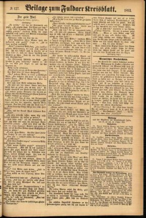 Zweite Ausgabe vom Samstag, den 28. Oktober 1893.