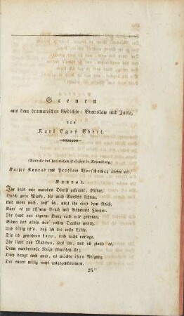 Scenen aus dem dramatischen Gedichte: Bretislwa und Jutta
