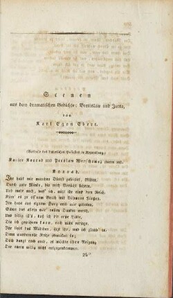 Scenen aus dem dramatischen Gedichte: Bretislwa und Jutta