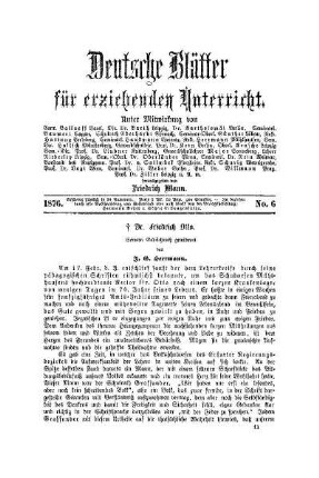 Dr. Friedrich Otto : Nachruf