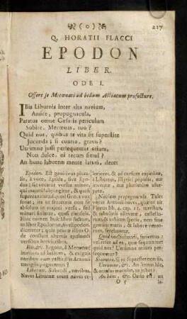 217-227, Ode I. - Ode IV.