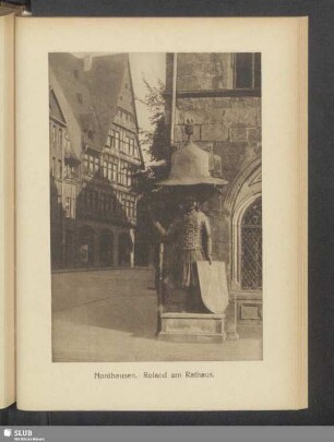 Nordhausen. Roland am Rathaus
