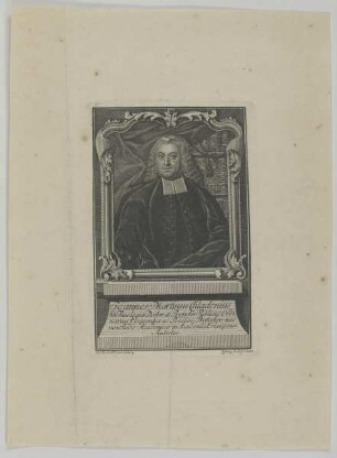 Bildnis des Ioannes Martinus Chladenius