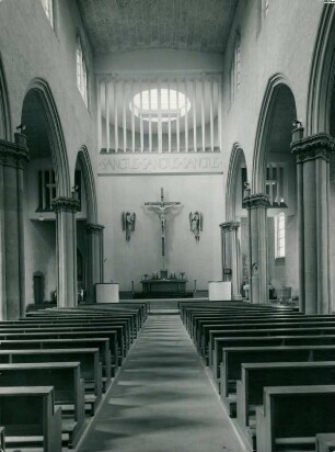 St. Antonius Kirche und Pfarrhaus, Frankfurt am Main, 1949