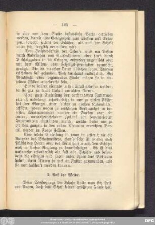 3. Auf der Weide.