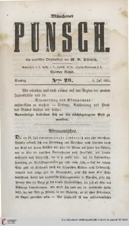 Nro. 29 (6. Juli 1851)