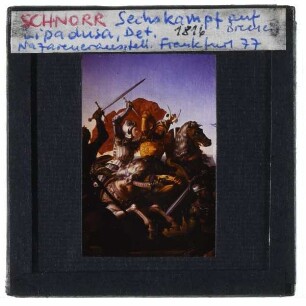 Schnorr von Carolsfeld, Sechskampf auf Lipadusa
