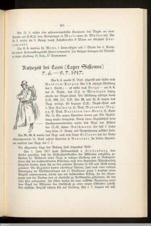 Ruhezeit bei Laon (Lager Sissonne)