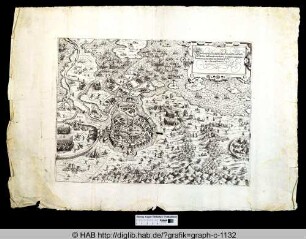 Ware contrafactur bay der leger zu wasser und landt vor Haerlem des Herzog vonn Alba unnd Prinnßen von Oranien, wie wie si zu diser zeit belegert ist, adi to Junny Anno 1573