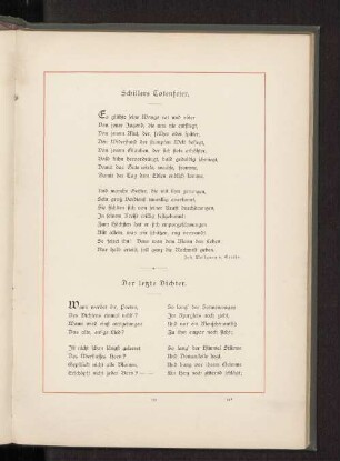 Schillers Totenfeier.