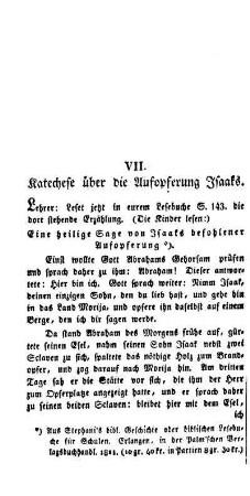 Katechese über die Aufopferung Isaaks