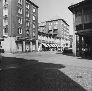 Dresden-Altstadt. Gewandhausstraße (1957-1958; H. Terpitz, G. Dettmar, H. Zimmermann). Westseite