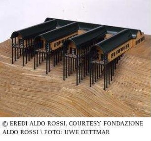 Villa in Borgo Ticino - Modell des Gesamtgebäudes