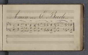 Amen von E. Bach.