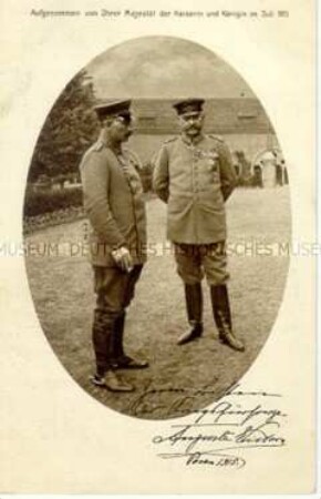 Wilhelm II. und Hindenburg in Posen