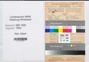 Entnazifizierung Adam Keil, geb. 14.04.1908 (Feinmechaniker)
