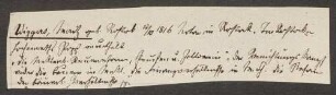 Nachlass von Erich Petzet - BSB E. Petzetiana, 5. Wiggers, Moritz