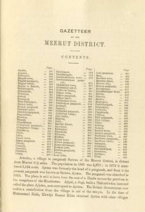Gazetteer of the Meerut District
