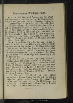 Sonnen- und Mondfinsternisse