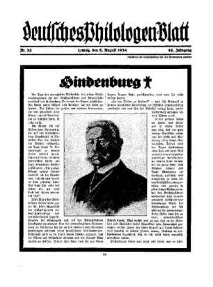 Hindenburg : [Tod]