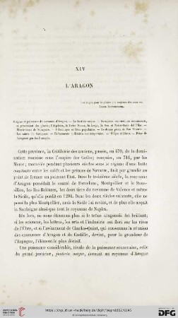 XIV. L'Aragon