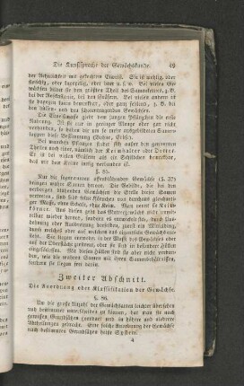 Zweiter Abschnitt. Die Anordnung oder Klassifikation der Gewächse.