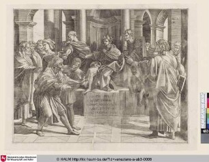 [Elymas aveuglé par S. Paul; Blendung des Zauberers Elymas; Elymas wird mit Blindheit geschlagen]