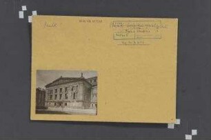 Schauspielhaus. Berlin, Mitte, Gendarmenmarkt (1950-1991 Platz der Akademie)