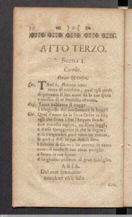 Atto Terzo. / Dritte Abhandlung.