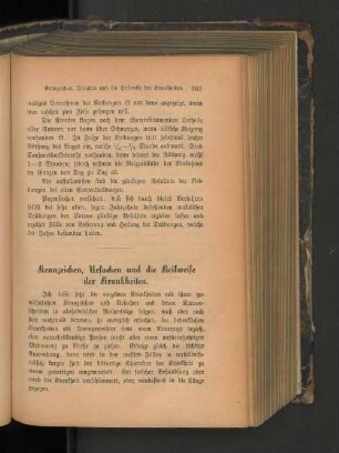 Kennzeichen, Ursachen und die Heilweise der Krankheiten.