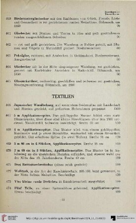 Textilien (Nr. 466-489)