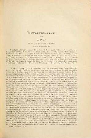 Die natürlichen Pflanzenfamilien : nebst ihren Gattungen und wichtigeren Arten insbesondere den Nutzpflanzen, 4,3,a. Convolvulaceae, Polemoniaceae, Hydrophyllaceae u.a.